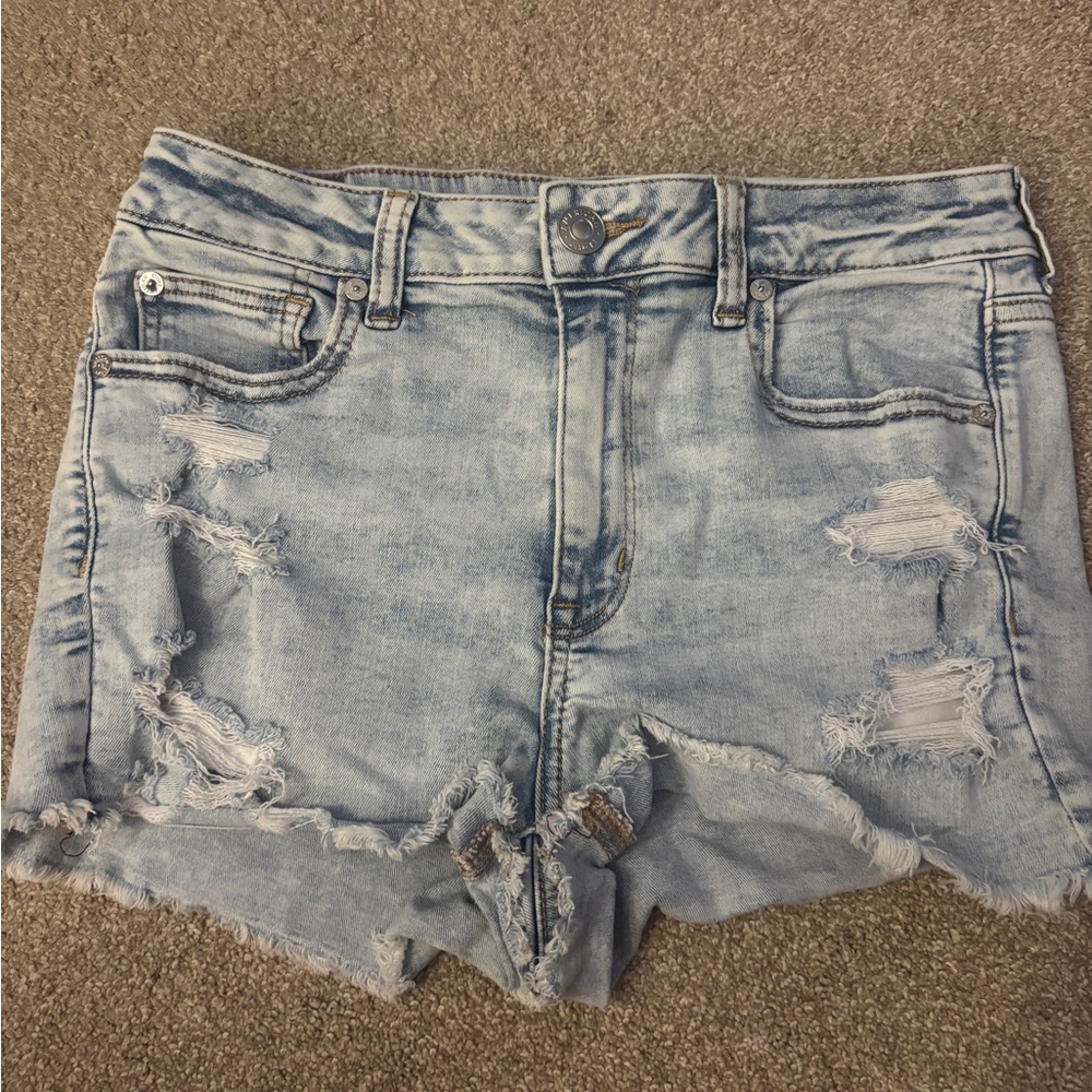 American Eagle Outfitters Light Wash Jean Shorts